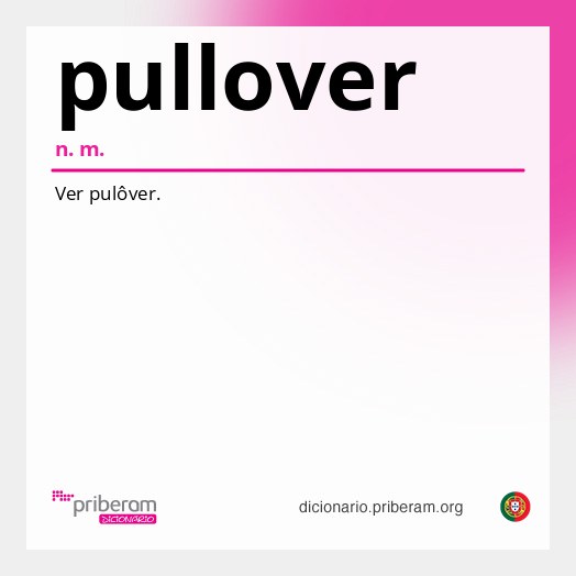 Significado de pullover