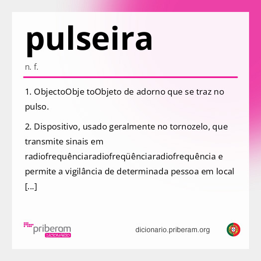 Significado de pulseira