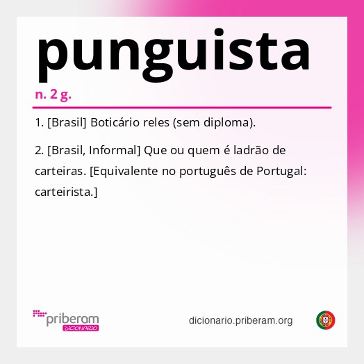 Significado de punguista