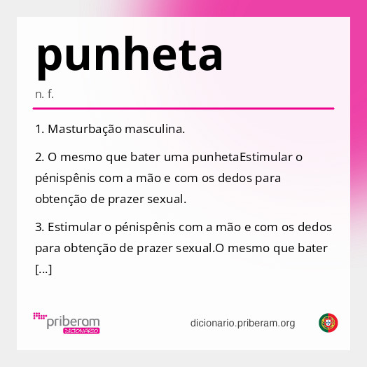 Significado de punheta