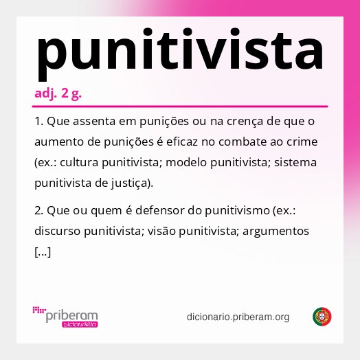 Significado de punitivista