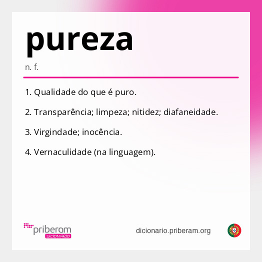 Significado de pureza