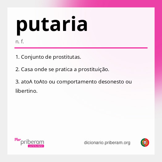 Significado de putaria