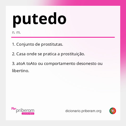Significado de putedo