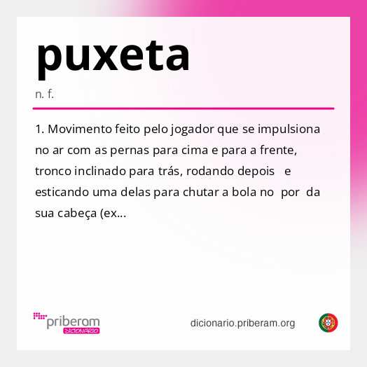 Significado de puxeta