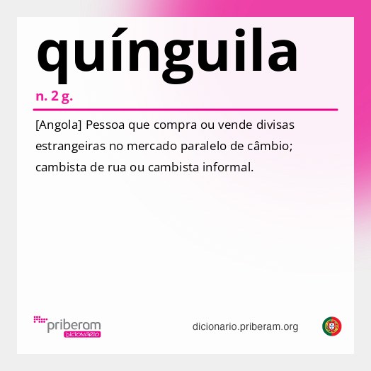 Significado de quínguila