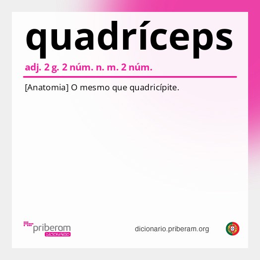 Significado de quadríceps