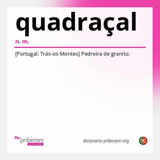 Significado de quadraçal