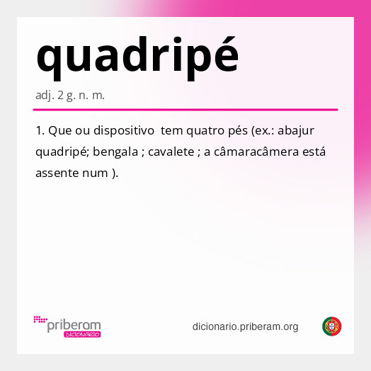 Significado de quadripé