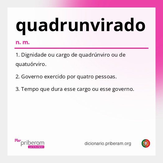 Significado de quadrunvirado