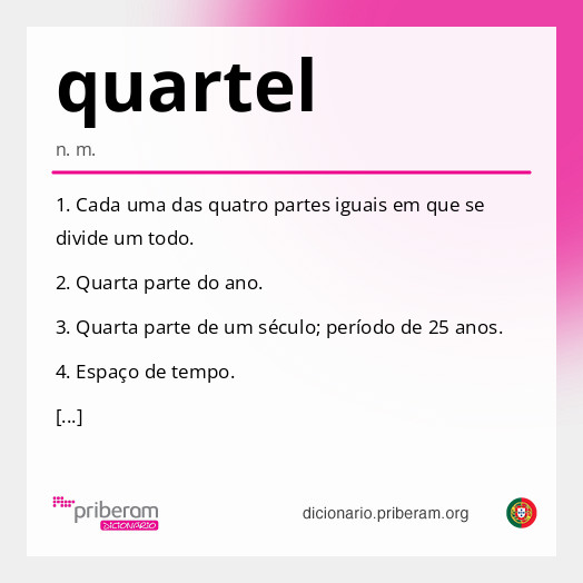 Significado de quartel