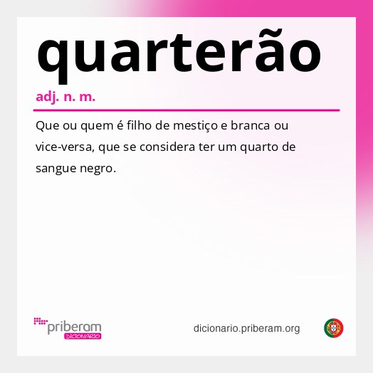 Significado de quarterão