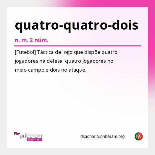 Significado de quatro-quatro-dois