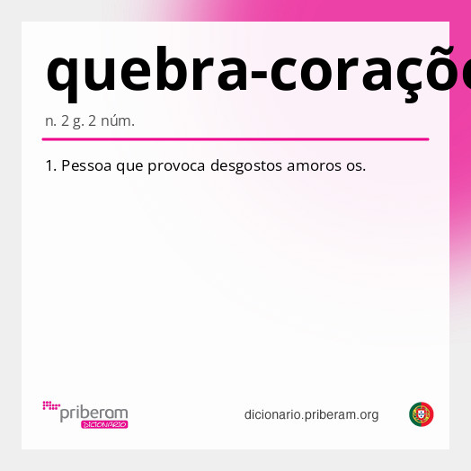 Significado de quebra-corações