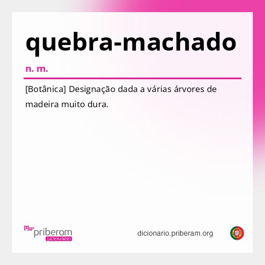 Significado de quebra-machado