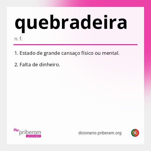 Significado de quebradeira