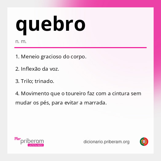 Significado de quebro