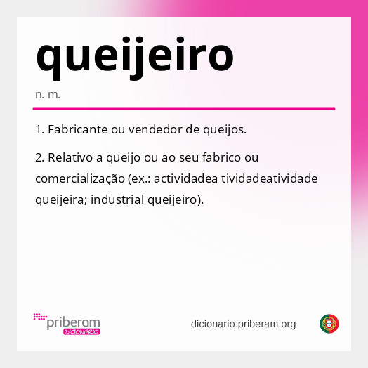Significado de queijeiro