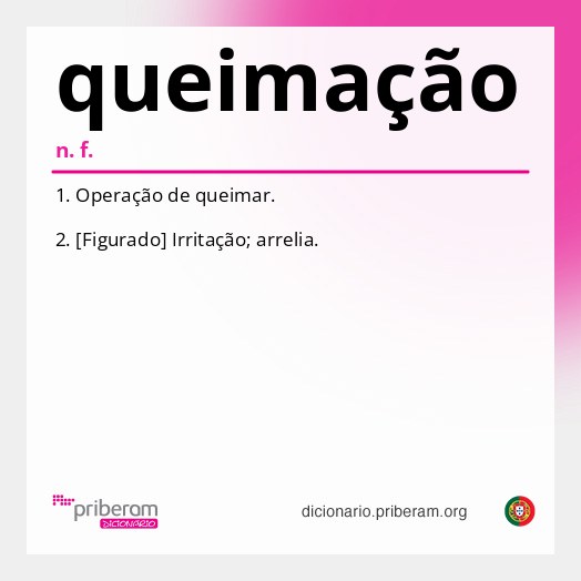 Significado de queimação