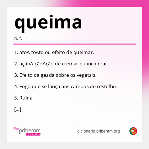 Significado de queima