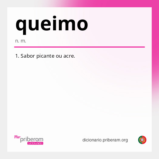 Significado de queimo