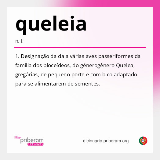 Significado de queleia