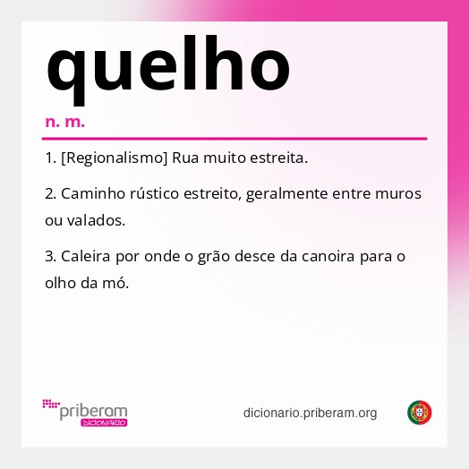 Significado de quelho