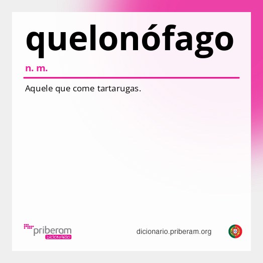 Significado de quelonófago