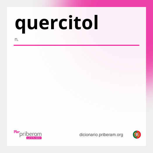 Significado de quercitol