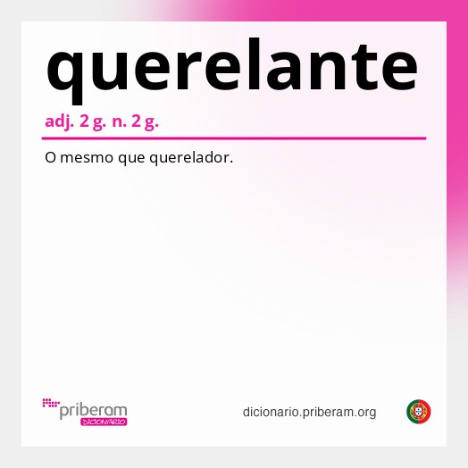 Significado de querelante