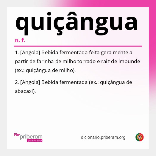 Significado de quiçângua