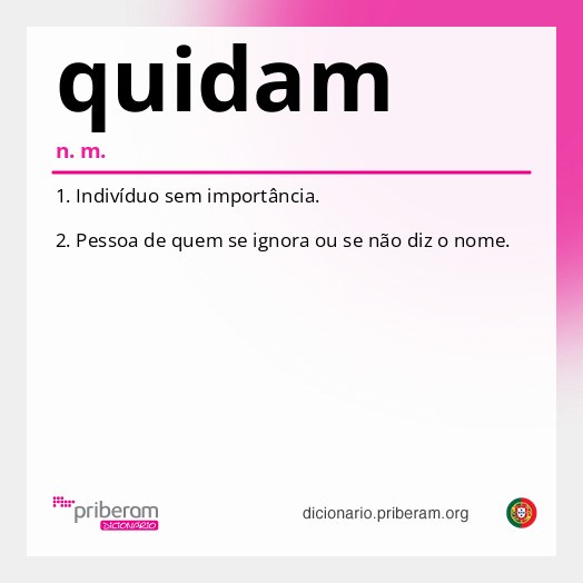 Significado de quidam