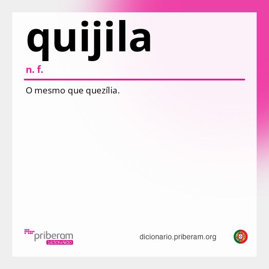 Significado de quijila