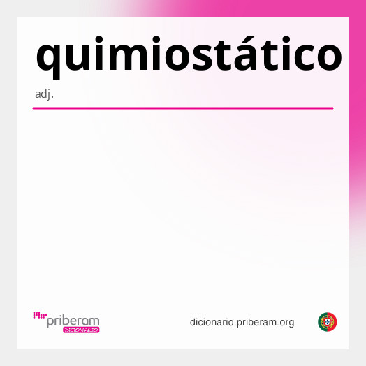 Significado de quimiostático