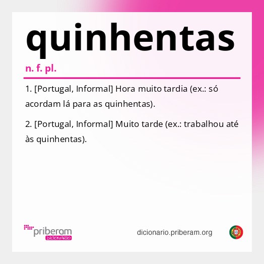 Significado de quinhentas