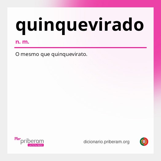 Significado de quinquevirado