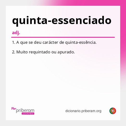 Significado de quinta-essenciado