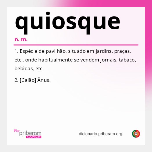 Significado de quiosque