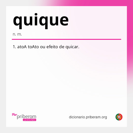 Significado de quique