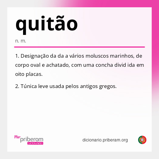 Significado de quitão