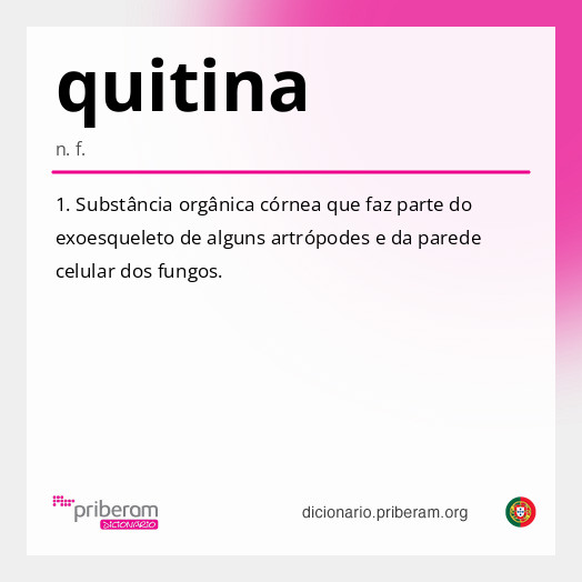 Significado de quitina