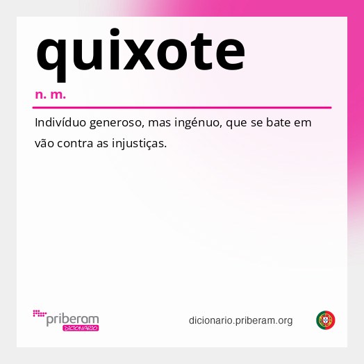 Significado de quixote