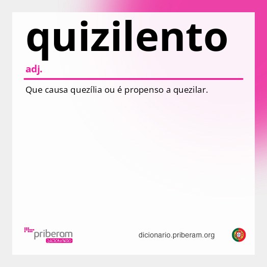 Significado de quizilento