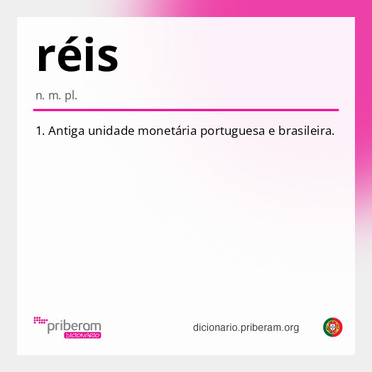 Significado de réis