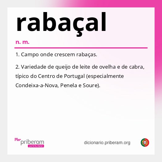Significado de rabaçal