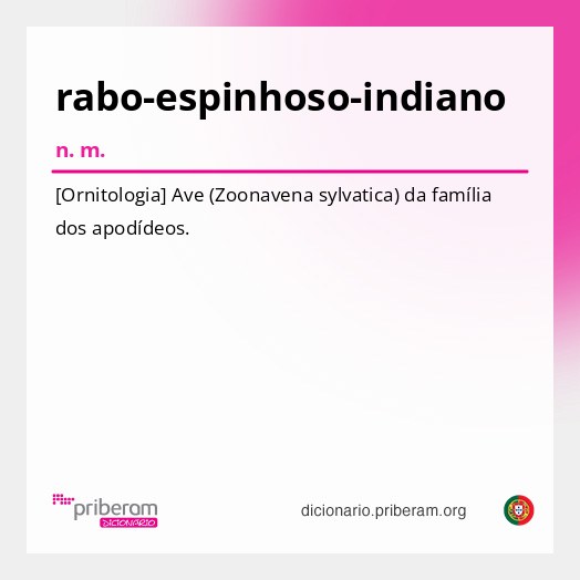 Significado de rabo-espinhoso-indiano