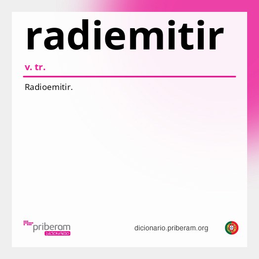 Significado de radiemitir