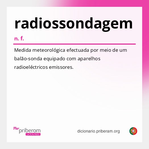 Significado de radiossondagem
