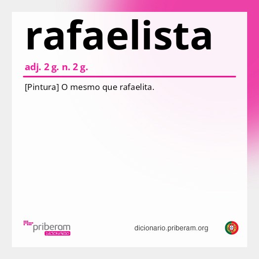 Significado de rafaelista