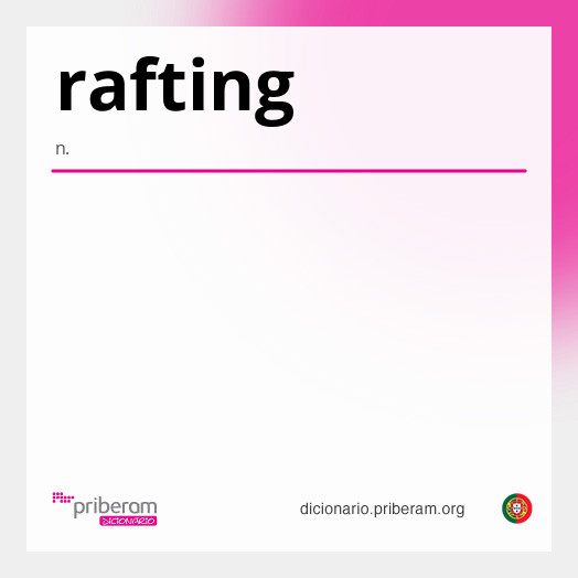 Significado de rafting